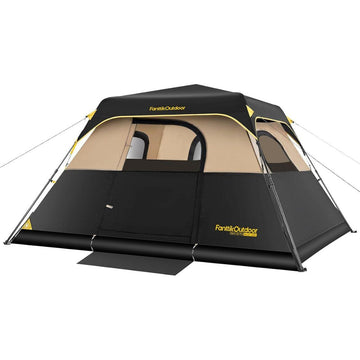 4/6-Person Instant Cabin Tent – Waterproof Pop-Up Camping Tent with Removable Canopy
